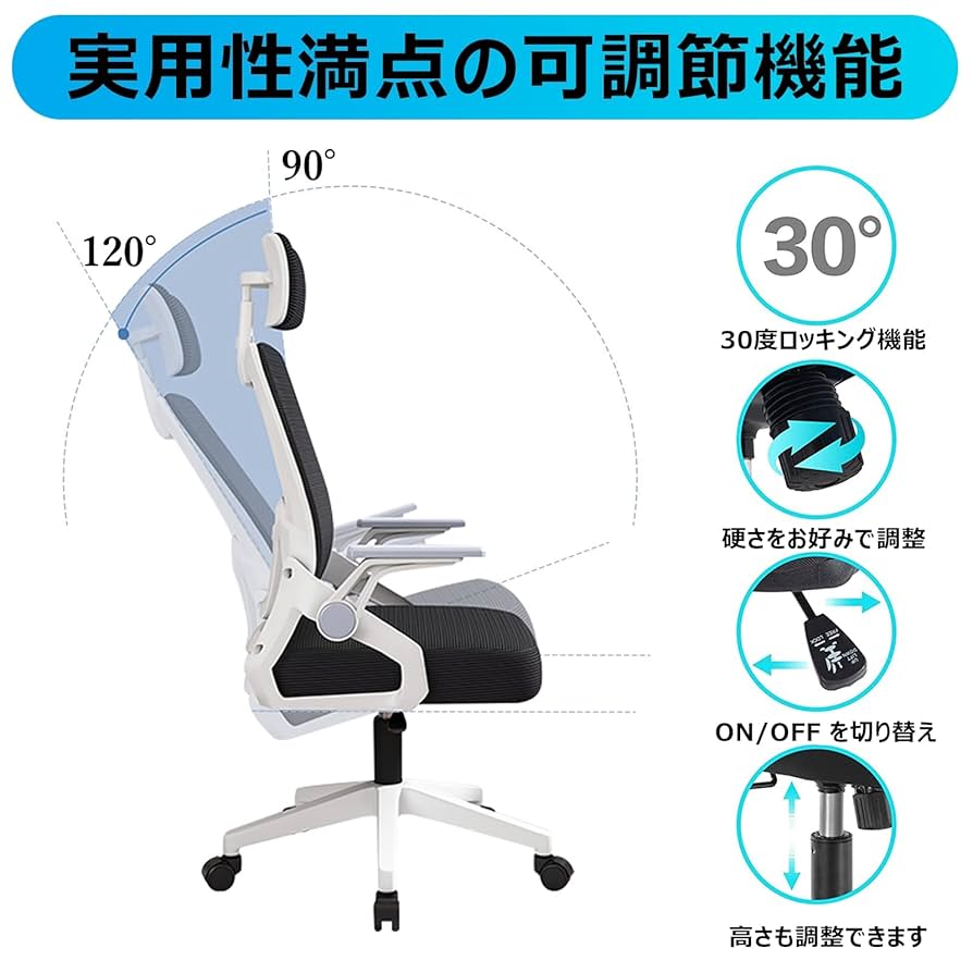 Supsea オフィスチェア 椅子 テレワーク 疲れない デスクチェア Amazon.co.jp: Supsea オフィスチェア 椅子 テレワーク 疲れない